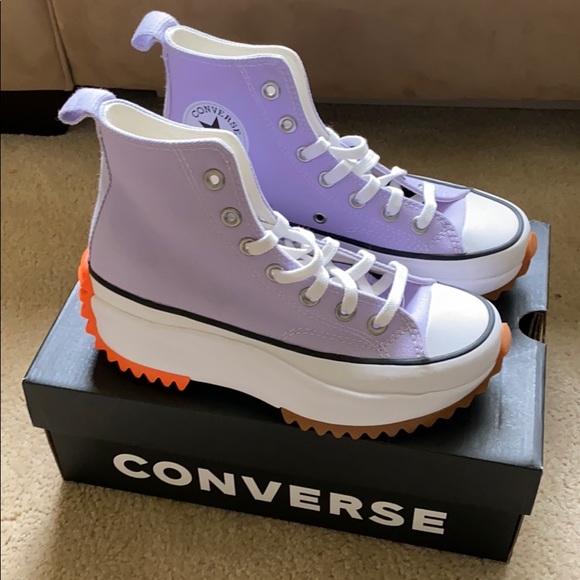 lilac converse run star hike